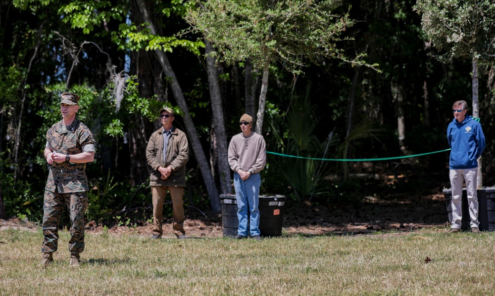 MCRD Parris Island Celebrates Earth Day With Nature Walk Ribbon-Cutting Ceremony