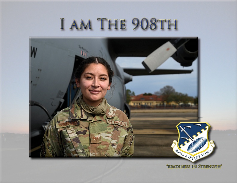 I am The 908th: Senior Airman Yesenia Vasquez