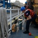 Coast Guard Cutter Hamilton conducts operations in the Mediterranean Sea