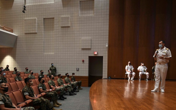 Foreign Liaison Officers Meet with JU Midshipmen