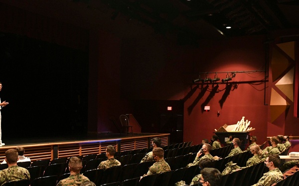 Foreign Liaison Officers Meet with JU Midshipmen