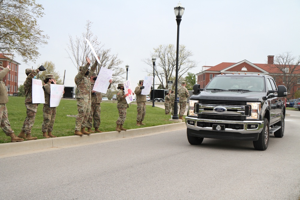 1st Theater Sustainment Command Soldiers honor military children at local school