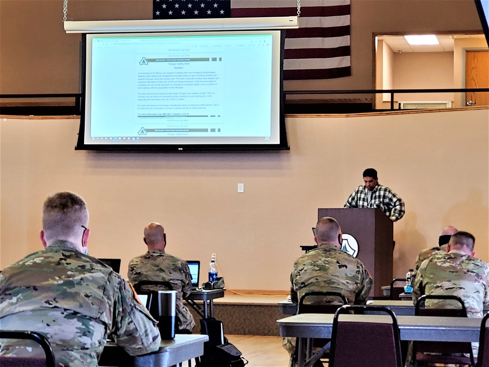 Fort McCoy DPTMS holds first training workshop