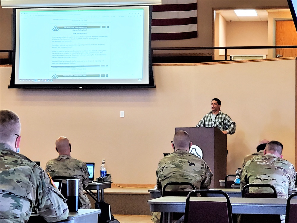 Fort McCoy DPTMS holds first training workshop