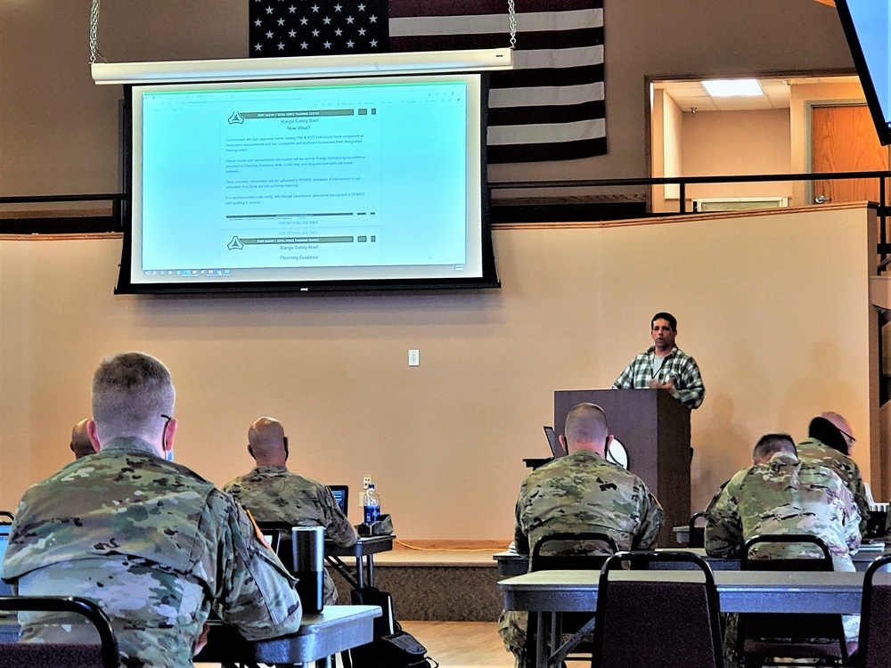 Fort McCoy DPTMS holds first training workshop