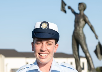 Seaman Lauren Kerr earns Coast Guard Honor Graduate for boot camp company Juliet-200
