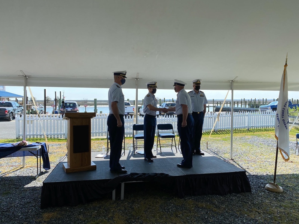 Coast Guard Station Wachapreague holds change of command ceremony