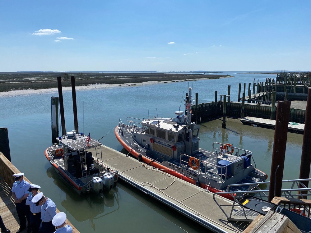 Coast Guard Station Wachapreague holds change of command ceremony