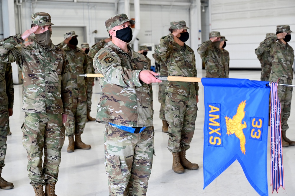 33rd AMXS welcomes new commander