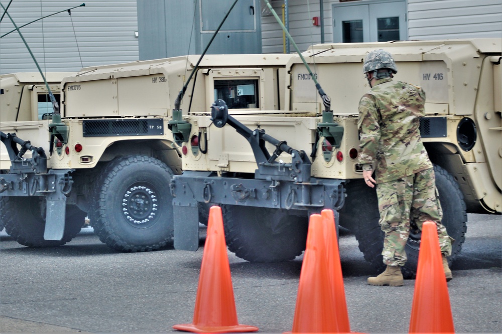 April 2021 training operations at Fort McCoy