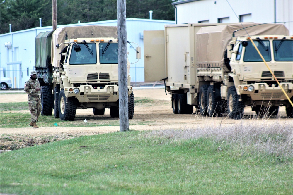 April 2021 training operations at Fort McCoy