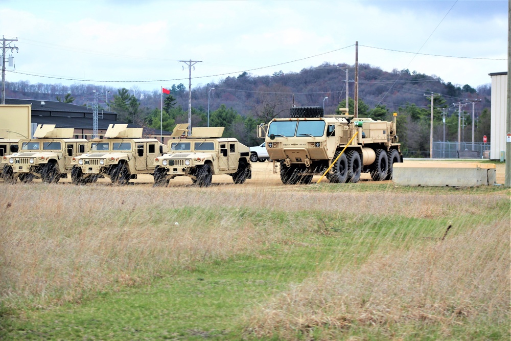 April 2021 training operations at Fort McCoy