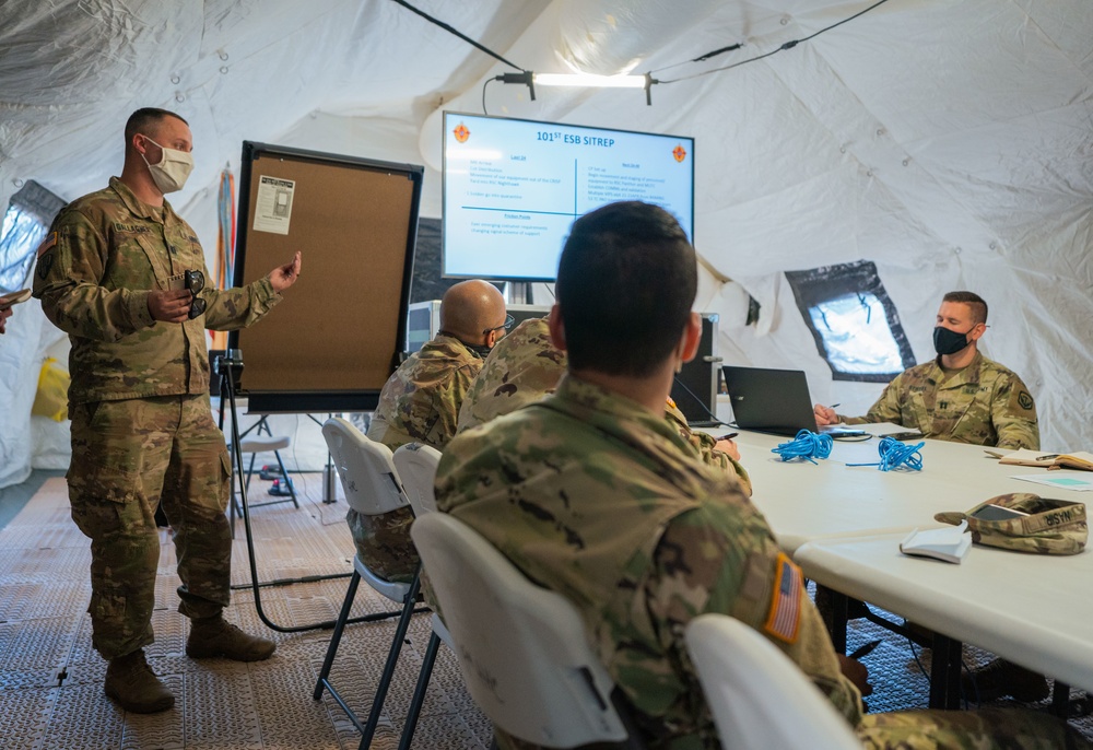 NY National Guard Soldiers Support the Guardian Response Exercise 2021 in Indiana