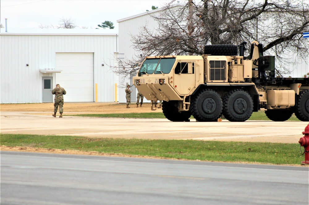 April 2021 training operations at Fort McCoy