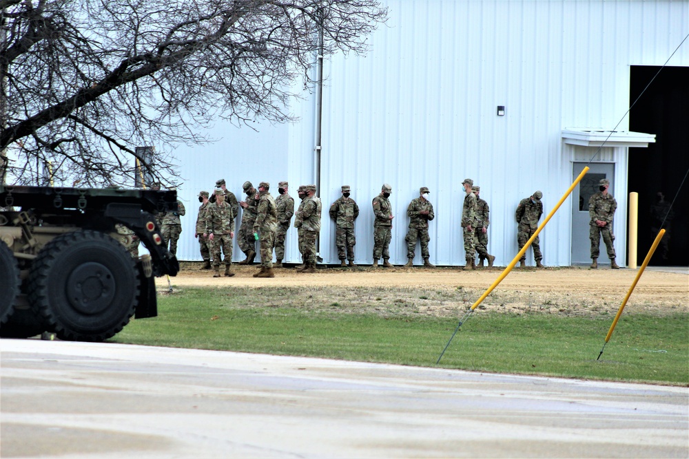 April 2021 training operations at Fort McCoy