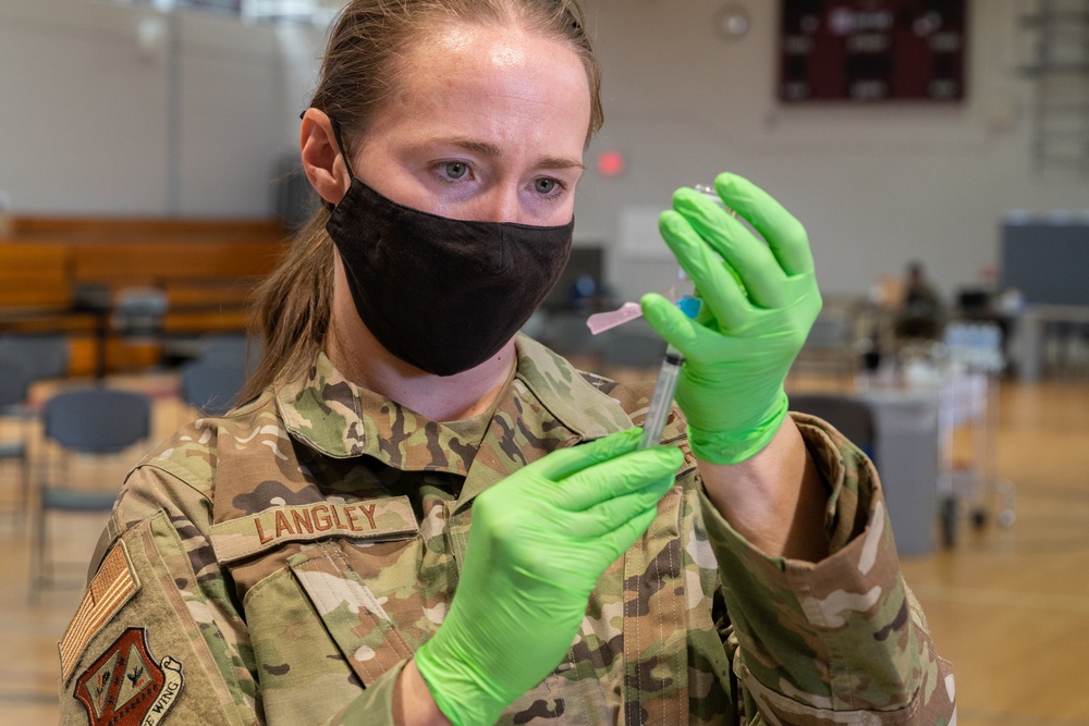 310th Space Wing takes aim at COVID-19 with mass vaccination effort