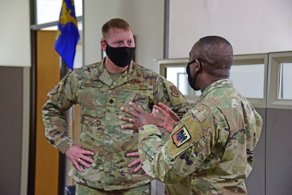 ANG Command Chief Master Sgt. visits Tennessee Airmen