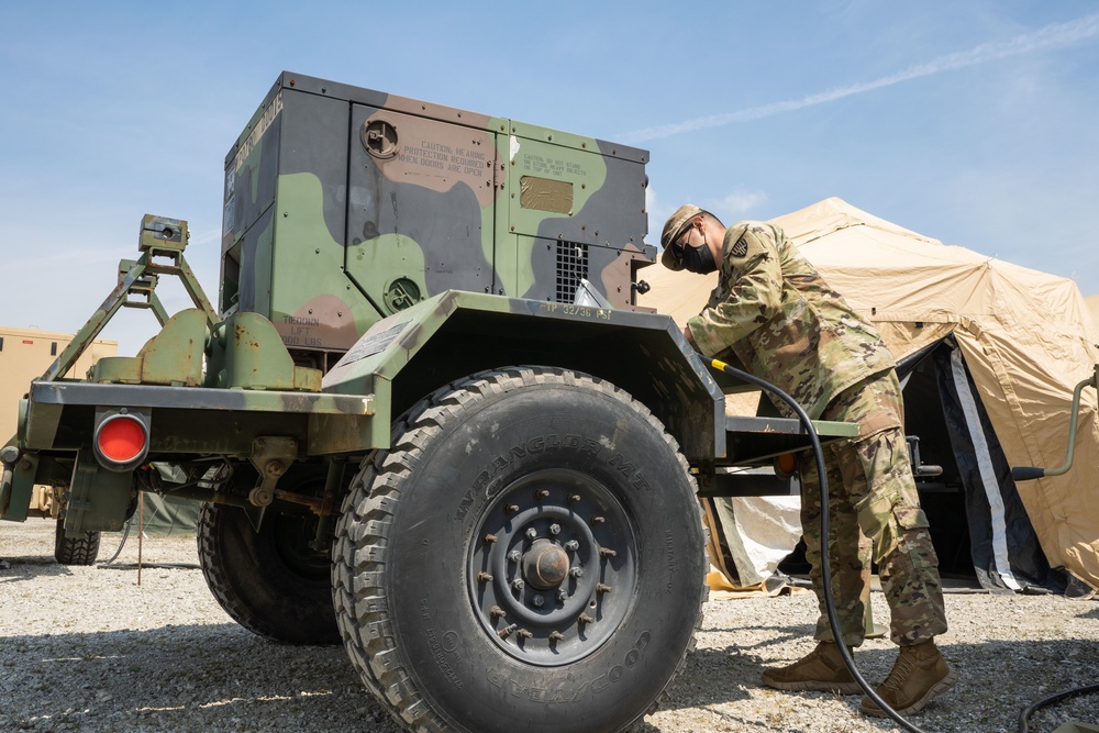 NY National Guard Soldiers Support the Guardian Response Exercise 2021 in Indiana