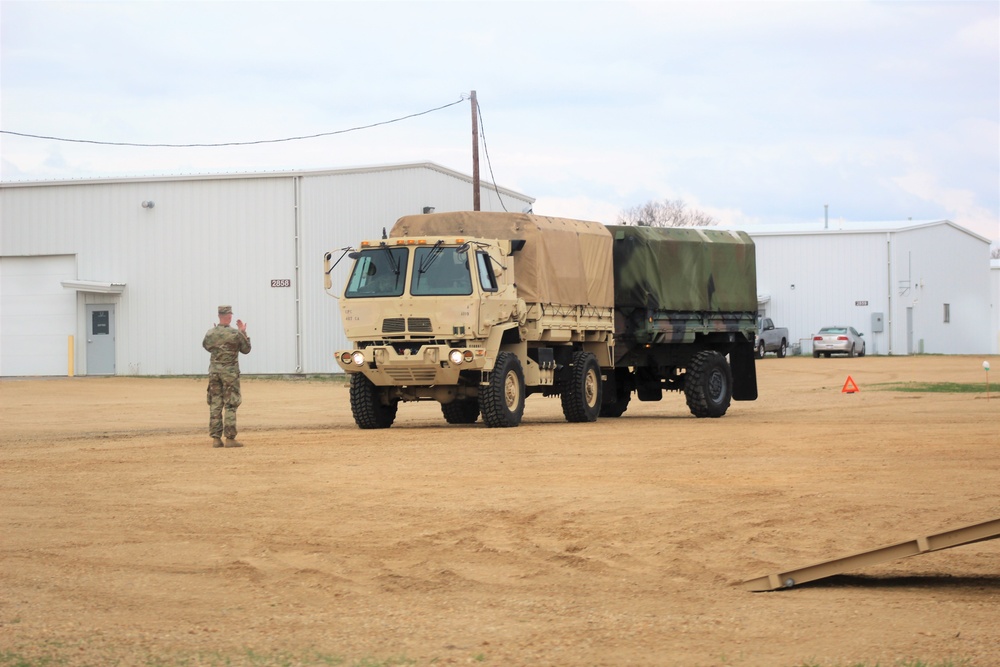 April 2021 training operations at Fort McCoy