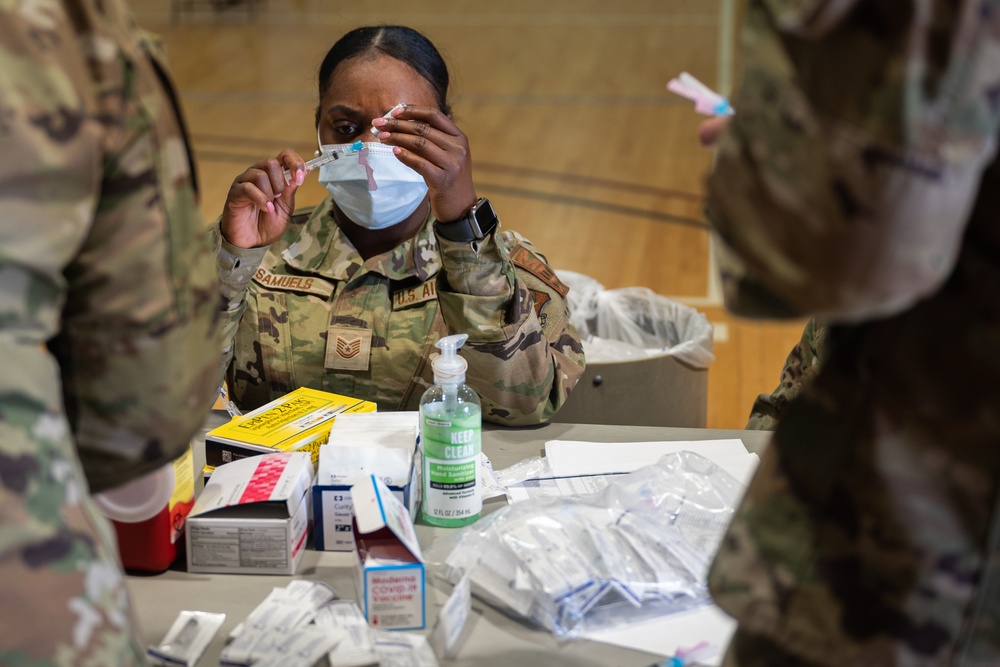 310th Space Wing takes aim at COVID-19 with mass vaccination effort