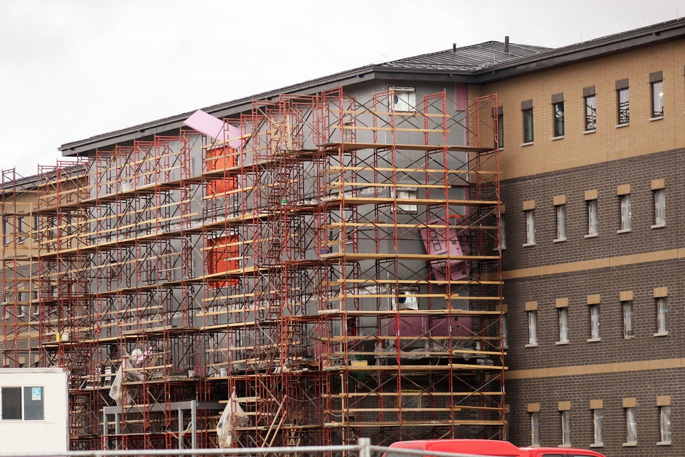 Construction of new, modern barracks building continues at Fort McCoy