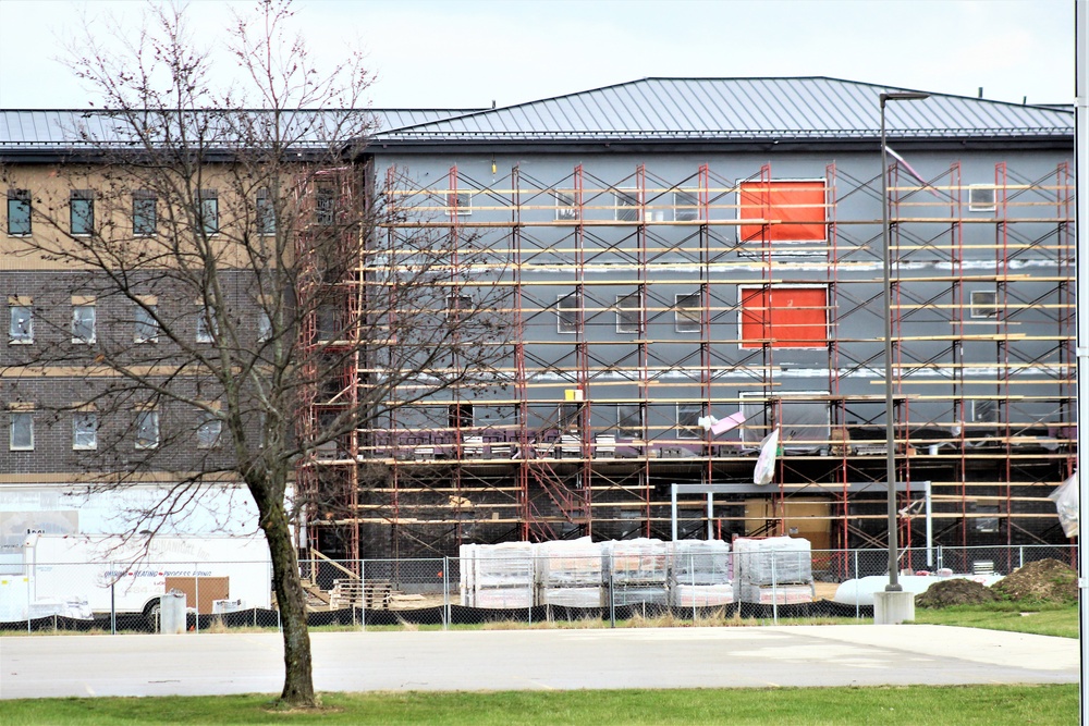 Construction of new, modern barracks building continues at Fort McCoy