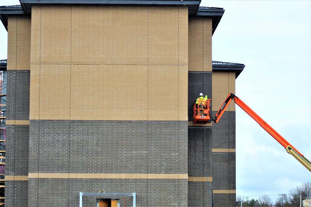 Construction of new, modern barracks building continues at Fort McCoy