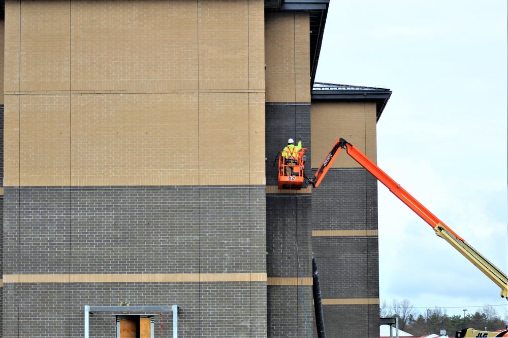 Construction of new, modern barracks building continues at Fort McCoy