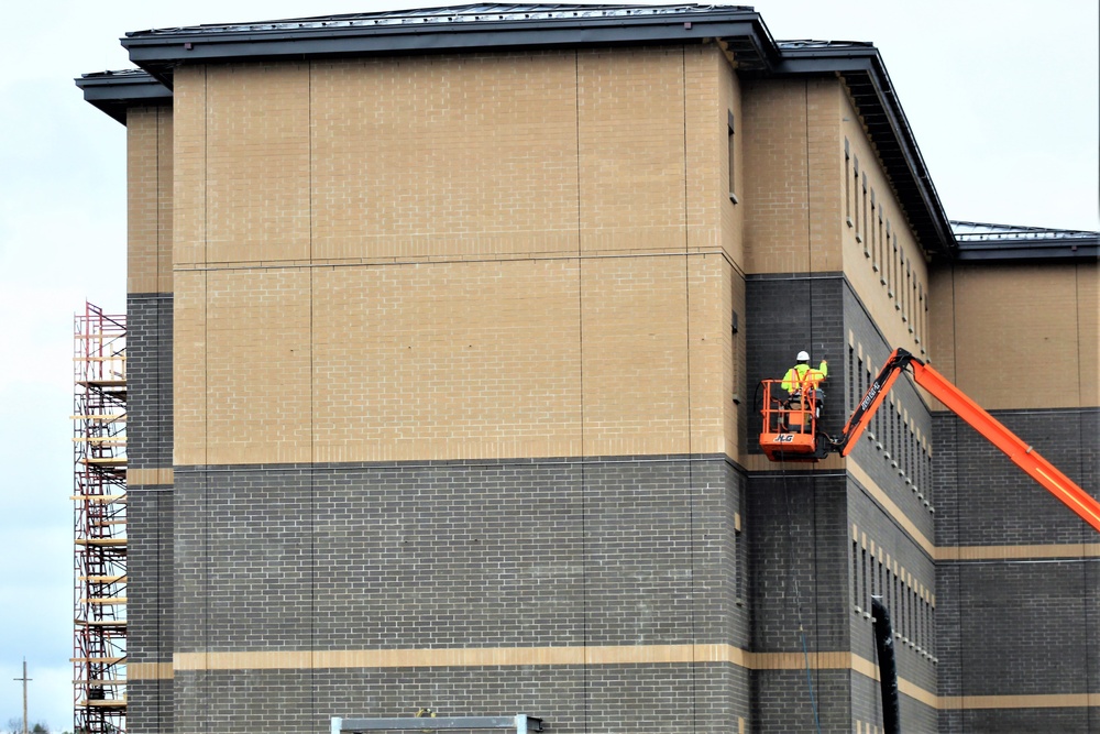 Construction of new, modern barracks building continues at Fort McCoy