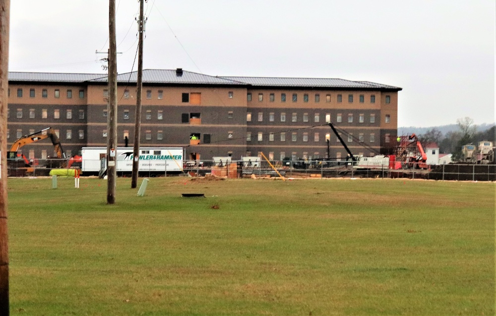 Construction of new, modern barracks building continues at Fort McCoy