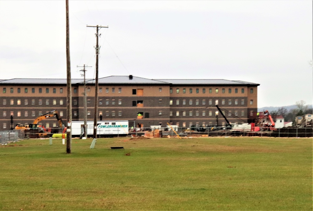 Construction of new, modern barracks building continues at Fort McCoy