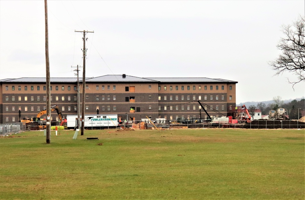 Construction of new, modern barracks building continues at Fort McCoy
