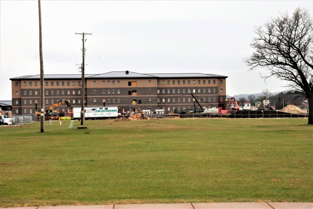 Construction of new, modern barracks building continues at Fort McCoy