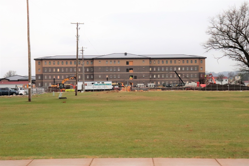 Construction of new, modern barracks building continues at Fort McCoy