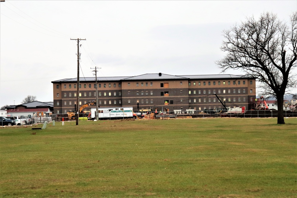 Construction of new, modern barracks building continues at Fort McCoy