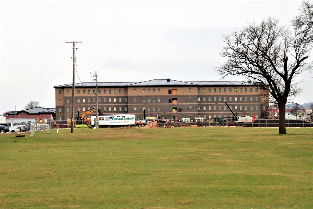 Construction of new, modern barracks building continues at Fort McCoy
