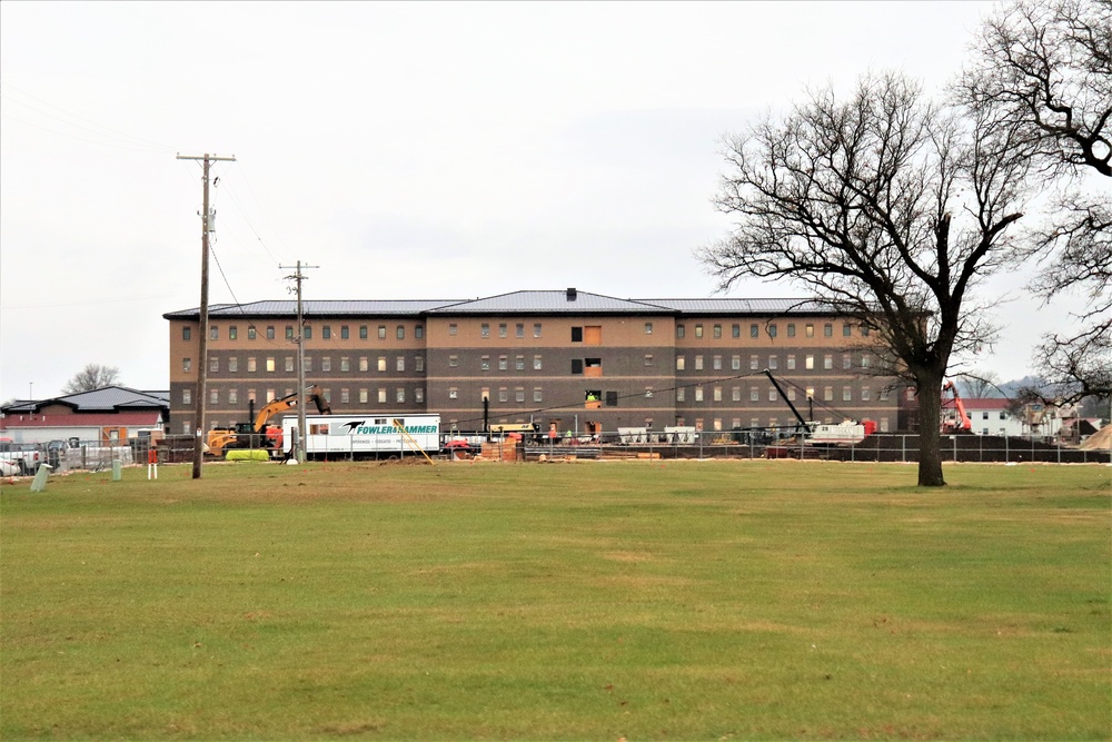 Construction of new, modern barracks building continues at Fort McCoy