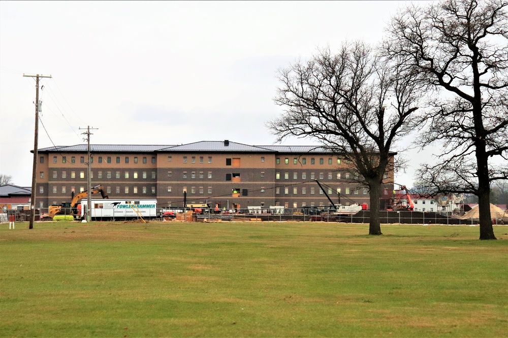 Construction of new, modern barracks building continues at Fort McCoy