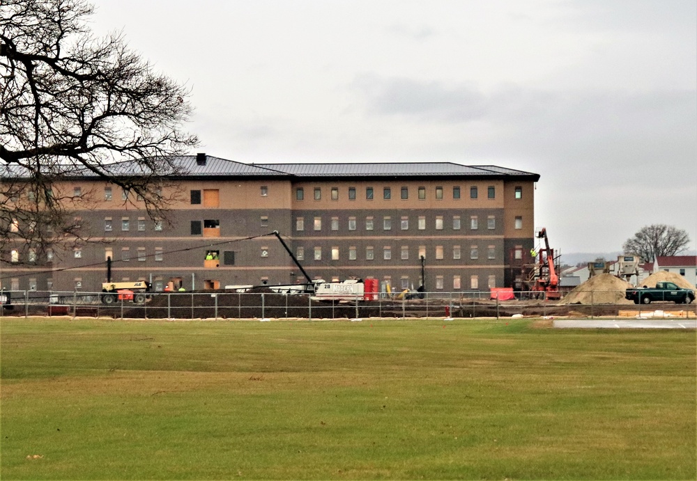 Construction of new, modern barracks building continues at Fort McCoy