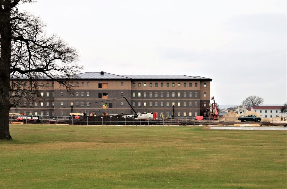 Construction of new, modern barracks building continues at Fort McCoy