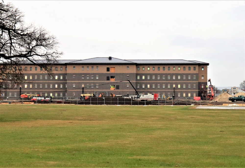 Construction of new, modern barracks building continues at Fort McCoy