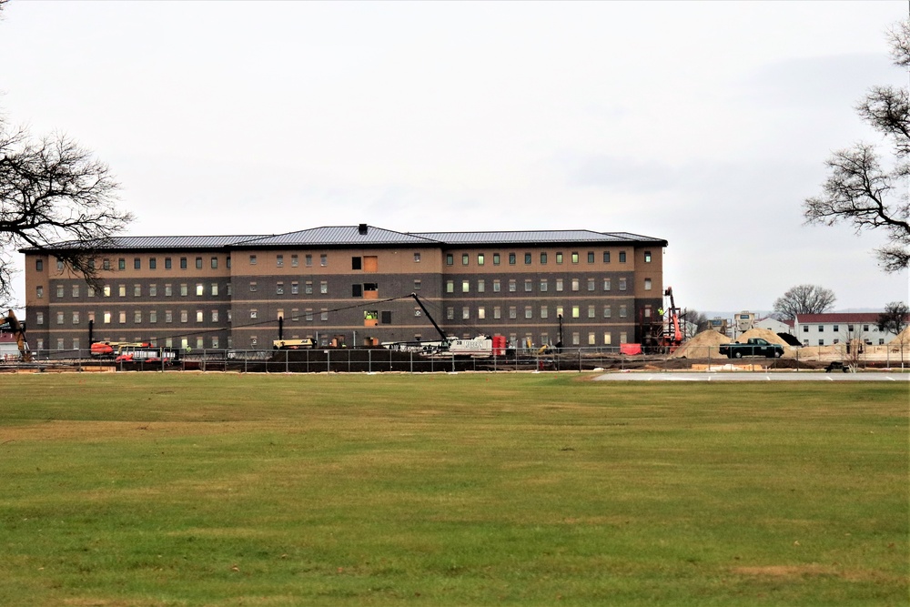 Construction of new, modern barracks building continues at Fort McCoy