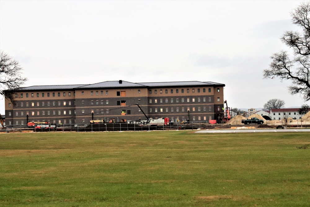 Construction of new, modern barracks building continues at Fort McCoy