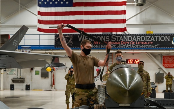 33rd AMXS April Quarterly Weapons Load Competition