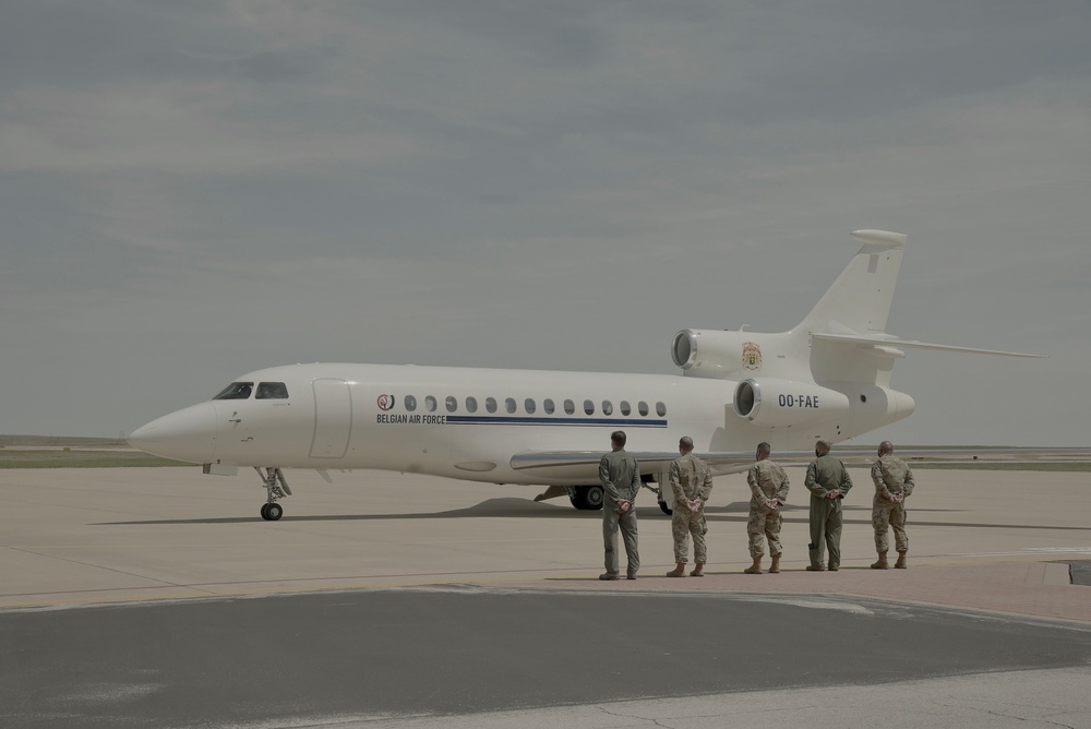 Belgian Chief of Defense visits Sheppard