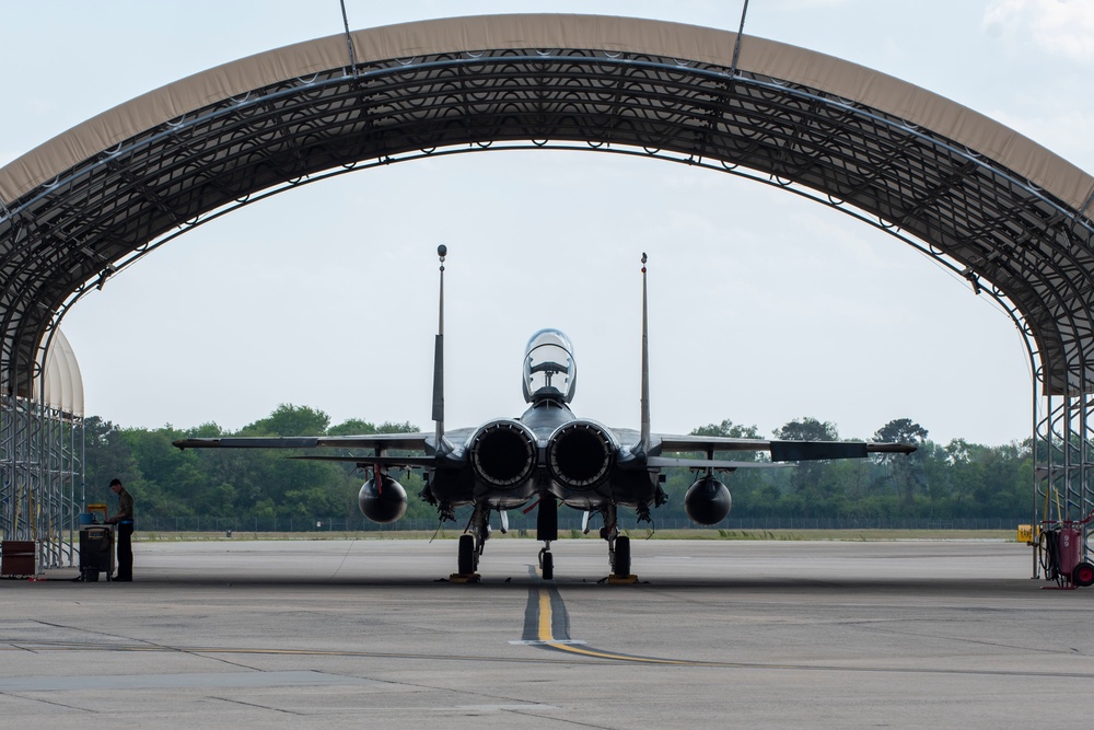 SJAFB flightline is ready for takeoff