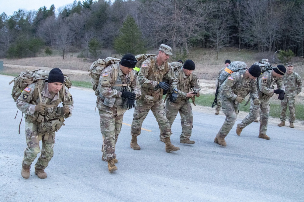 First Army Best Warrior Competition Ruck March Event