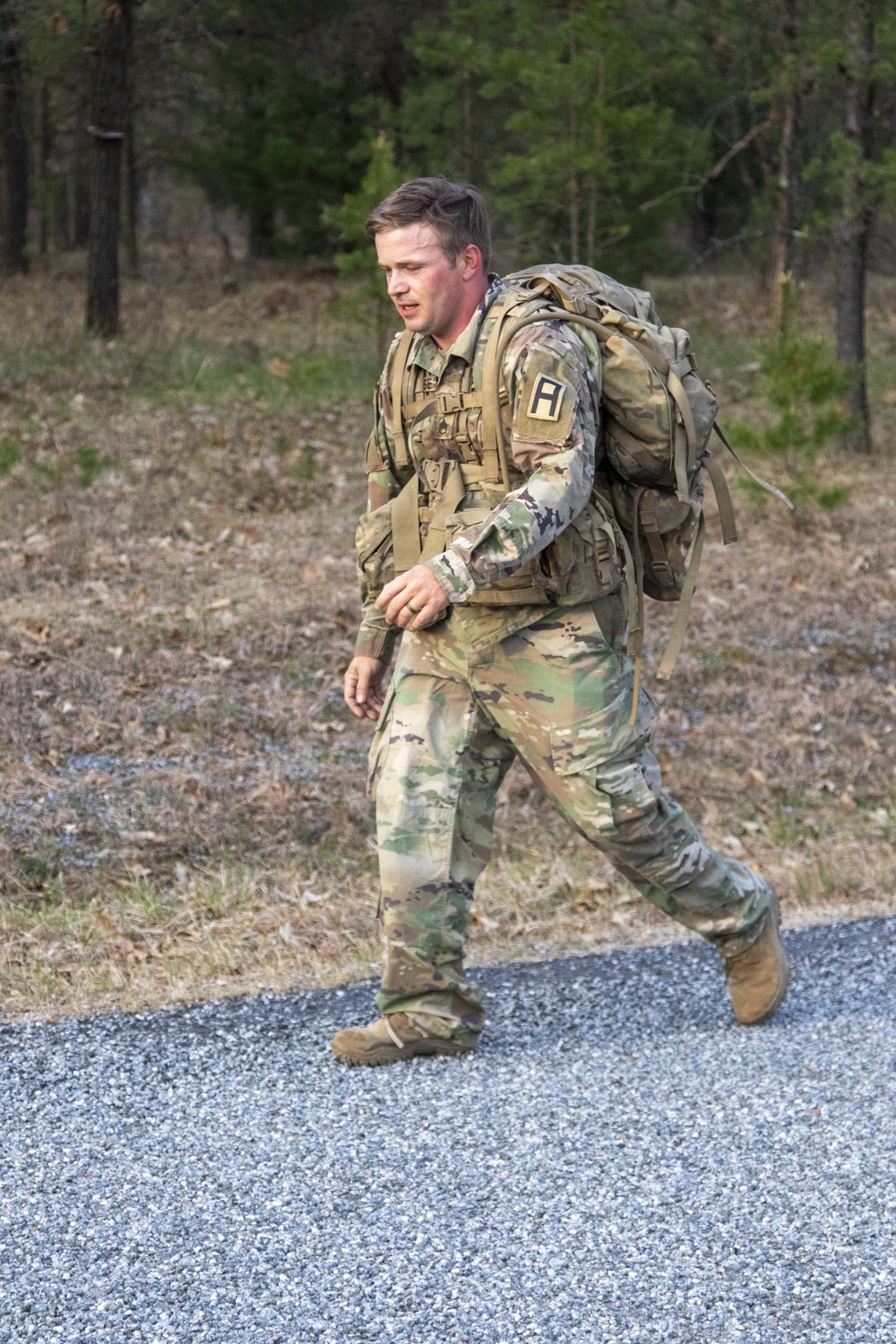 First Army Best Warrior Competition Ruck March Event