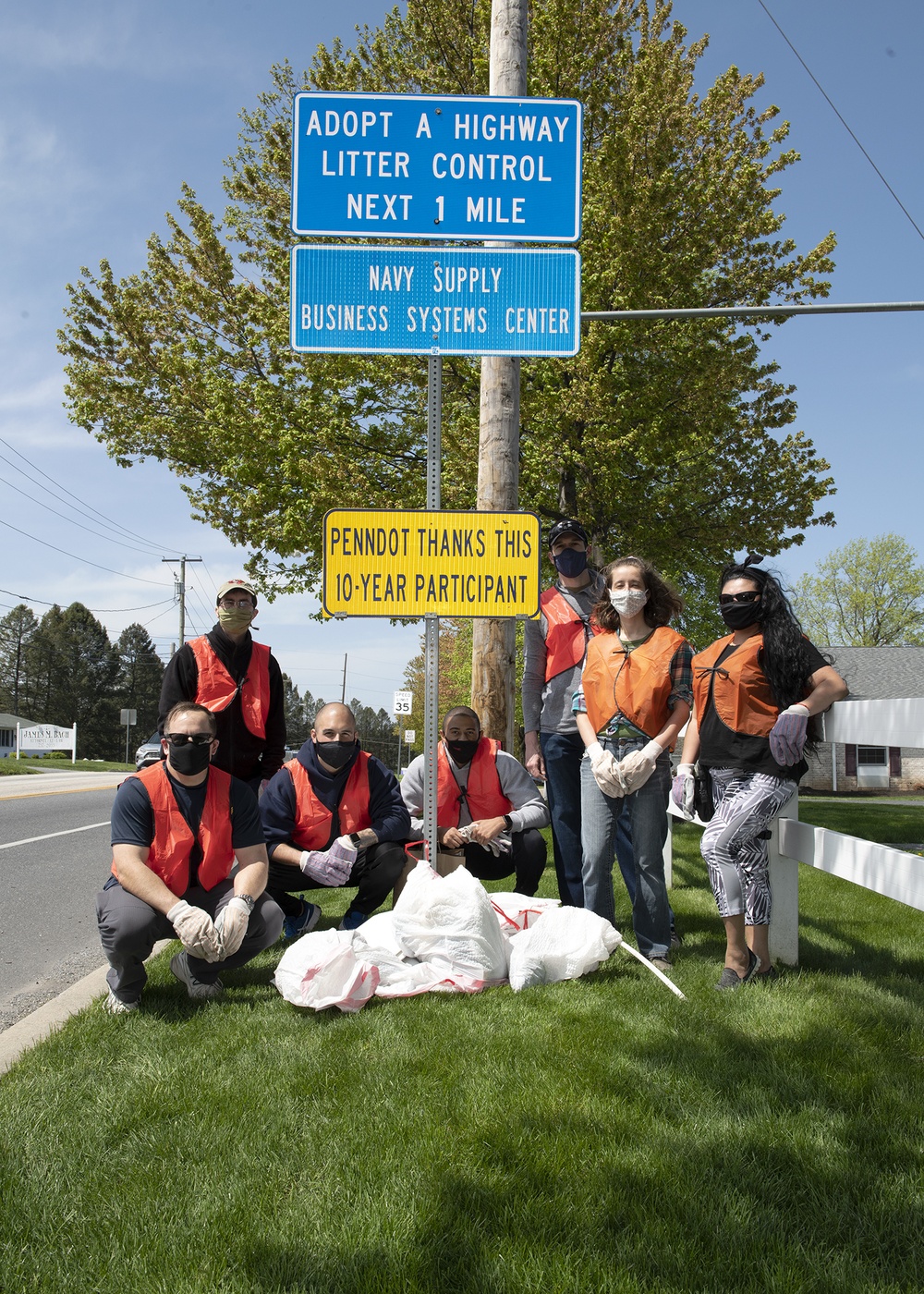 NAVSUP BSC | Adopt A Highway Cleanup