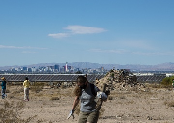 Nellis volunteers’ clean-up for Earth Day